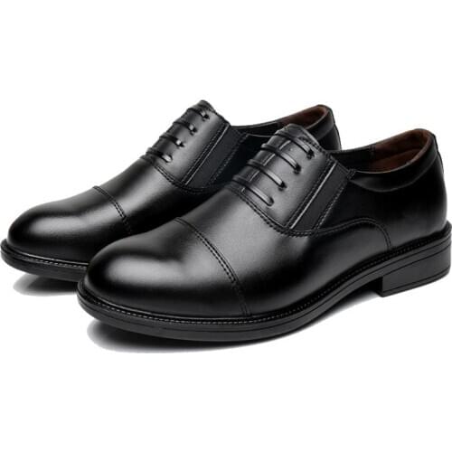 Mazefeng Brand Classic Pointed Toe Oxford Men Flats Formal Dress Shoes Black Brown Summer Male Casual Business Party Shoes 38-44