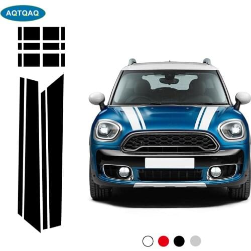 1Set Car Hood Trunk Engine Cover Vinyl Decal Rear Line Bonnet Stripe Stickers for BMW Mini F60