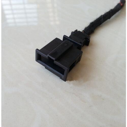 2 Pin Male Tweeter Speaker Plug Door Lamps Luggage License Plate Light Connector Cable Wire Harness For Audi VW 3B0 972 712