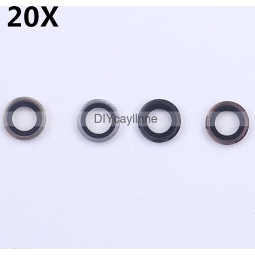 20pcs Back Camera Lens for iPhone 6 6S Plus 6P Rear Camera Glass with Frame Replacement Parts