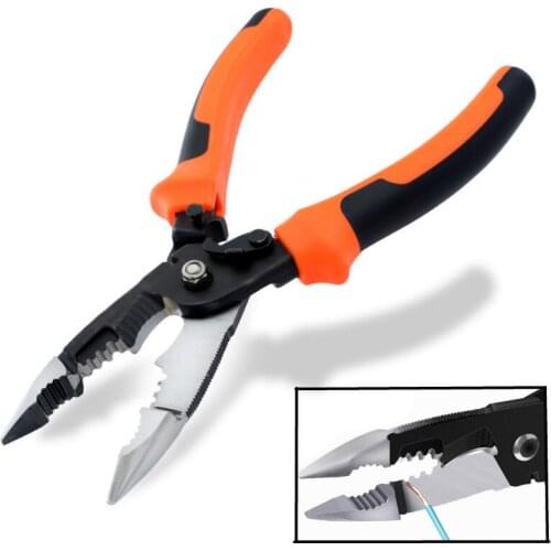 5 In 1 Wire Stripper Pliers 8" / 210mm Cable Crimping Cutter Pliers CR-V Electrician Cutting Hand Tools