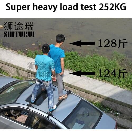 Car Luggage Rack Crossbar Roof Rack Crossbar Common Aluminum Alloy Bicycle Rack Car with lock Loading sedan Hatchback