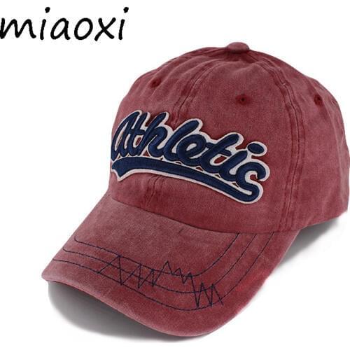 Miaoxi Hot Fashion Snapback Women Summer Baseball Cap For Men Cotton Caps Adult Adjustable Washed Cap Hat Brand Hip Hop Gorras