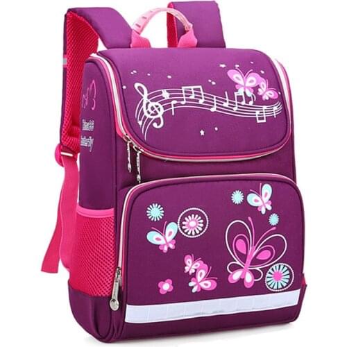 2021 New Children School Bags Girls Butterfly School Backpack Kids Satchel Knapsack Girl Backpack For School Space Bag Mochilas