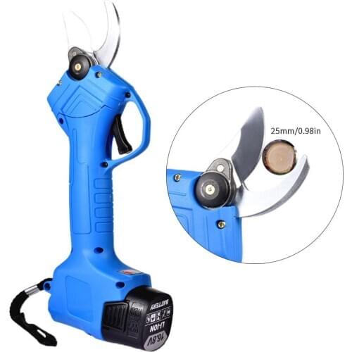 Electric Pruning Shears Garden Tool Pruner Branch Cutter Secateur Pruning Plant Shears Tool Fruit Tree Grafting Scissor Dropship