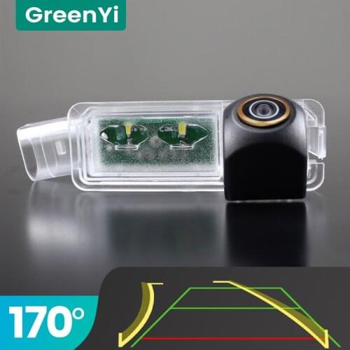GreenYi Trajectory 170° AHD Car Rear View Camera for VW Passat B6 Polo CC Golf 6 New Jetta Night Vision Reverse 4 Pin