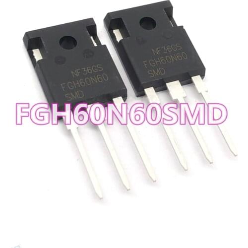 Good Quality 10PCS FGH60N60SMD FGH60N60 FGH60N60-SMD 60N60SMD 60N60 TO-247 IGBT tube power tube New original