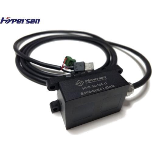 Hypersen Waterproof IP67 TOF 12 meters Solid-State Lidar HPS-3D160 Sensor Module 3D for AGV and UAV Obstacle Avoidance SLAM