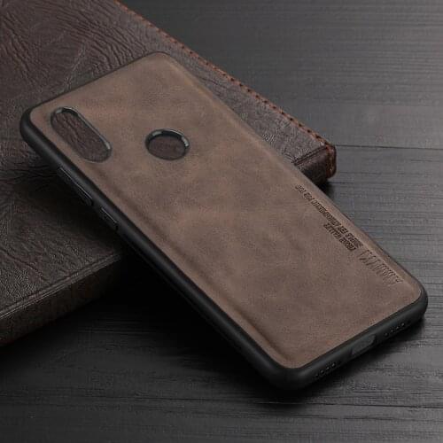 AMMYKI Leather case for MOTO One Power One Note Case Soft TPU Silicone Bumper Case for MOTO P30 P40 Power Note Play Case