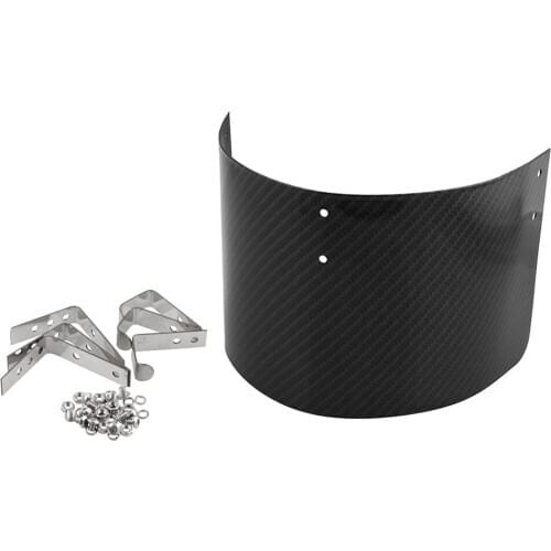 Racing Car Cold Air Intake Filter Cover Cone Heat Shield Vent, Easy to install