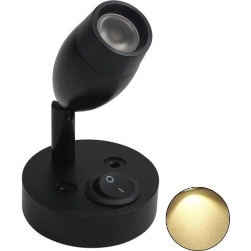 Reading Lamp With USB Interface Switch RV Boat LED Light Bedside Wall Mounted Camper Trailer Motorhome Lighting Spotlight