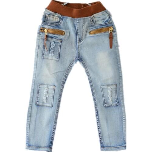 LUOBOBEIBEI Blue Trousers For Boys China