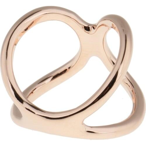 Copper Rose Gold Silk Scarves Clip Scarf Ring Chiffon Buckle Fashion Pin