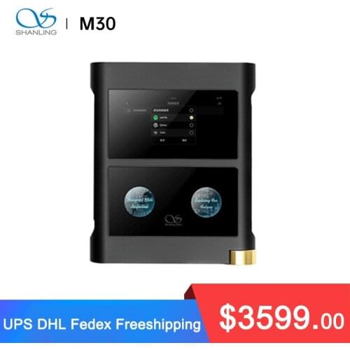 SHANLING M30 Portable Modular Streaming Media Player HiFi Headphone Amplifier AK4497 DSD DAC Balanced Output Support WLAN