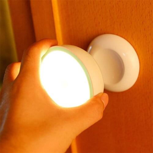 Adjust Led Night Light Lamp USB Rechargeable Motion Sensor Activated Wall Light Induction Lamp for Closet Corridor Cabinet
