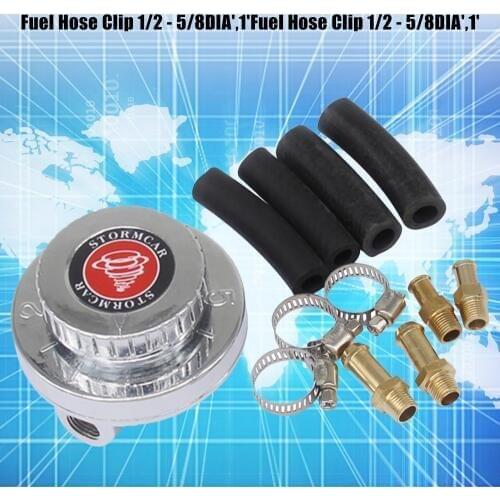 Gunmetal Fuel Pressure Regulator Adjustable Universal for Carburetor Engine