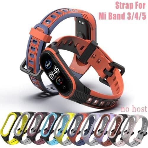 New Strap For Xiaomi Mi Band 5 Smartband wrist strap For Xiaomi Mi Band 4 Bracelet Replacement Strap For Mi Band 5 Miband 3 4