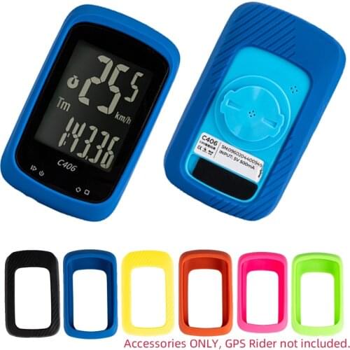 Silicone Shockproof Soft Edge Protector Cover Protective Case For Magene C406/C406 Lite Cycling GPS Bicycle Bike Computer Skin