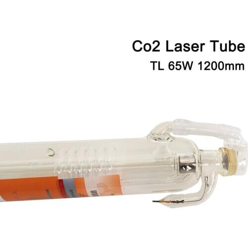 TONGLI Co2 Laser Tube 65W Length 1200mm Dia.50mm for CO2 Laser Engraving and Cutting Machine TL TLC1200-65