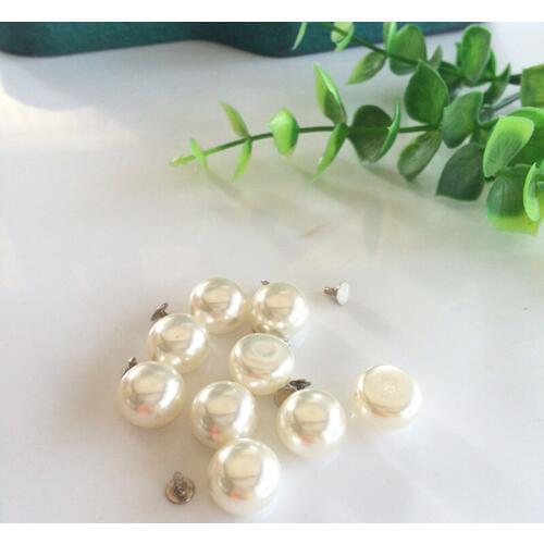 50pcs/set 8cm 10cm 12cm Pearl Rivets Button For Cloth Pants Hat Bag Shoes Crafts Decoration Home Garment Accessories Scrapbook