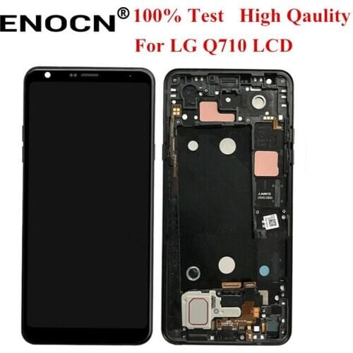 6.2" For LG Q Stylo 4 LCD Display Touch Screen with Frame Digitizer For LG LG Q Stylo 4 Display Q710CS Q710MS Q710 LCD