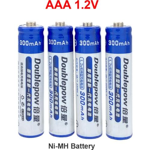1.2V AAA NI-MH Rechargeable Battery 300mAh for Remote Control Wireless Mouse High Capacity