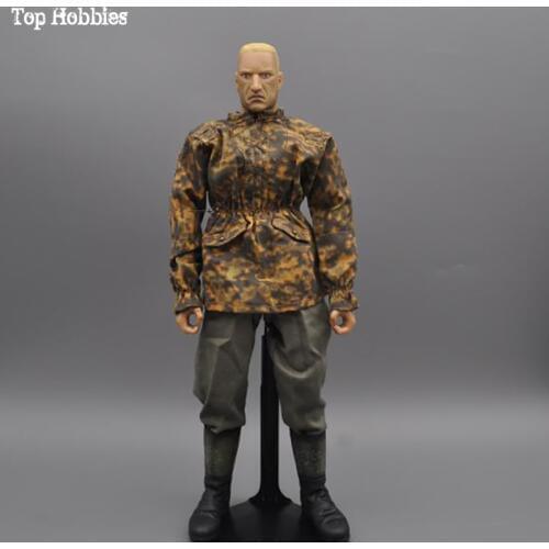 1: 6 combat suit 1/6 scale soldiers Camouflage coat Jacket in autumn pants suit for man soldiers figurine clothing in flight