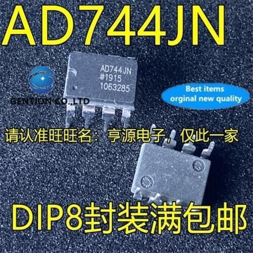 5Pcs AD744 AD744JN AD744JNZ DIP-8 Amplifier chip in stock 100% new and original
