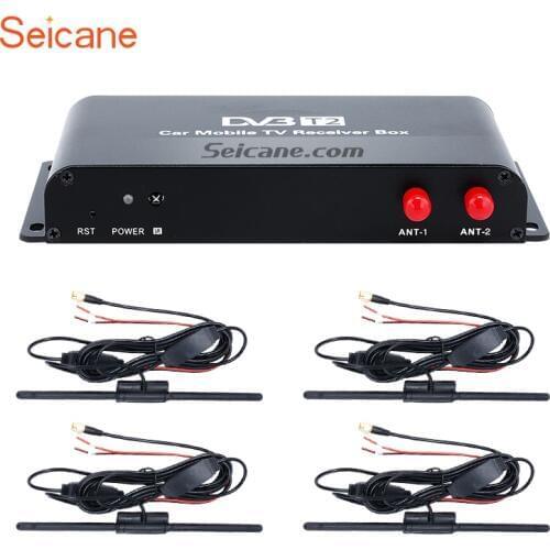 Seicane HDMI 1080P For CAR DVD player DVB-T2 4 Tuner Digital TV Receiver TV BOX 1080P 4.8W Max Running Power Consumption