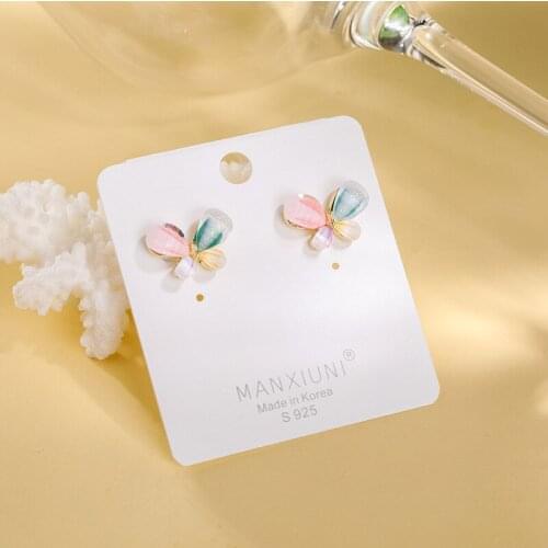 Bohemia Color Butterfly Earrings Spider Women Earrings Cartoon Cute Animal Shaped Earring Party Accessories Fashion Jewelry