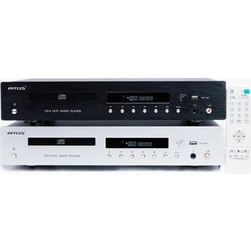 RFTLYS CD5 XLR CD Player & PCM5102 DAC HIFI EXQUIS Bleutooth Receiver USB Disk Reader Decoder Balanced output Headphone Remote