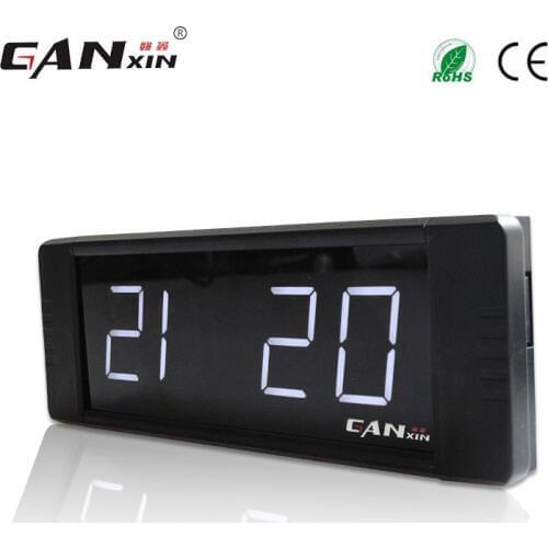 [Ganxin]1" White 4 digit child alarm clock livingroom clock