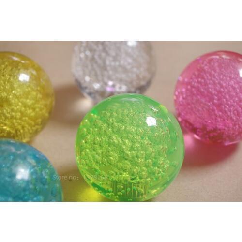 Crystal bubble ball / Arcade Joystick Replacement Handle Top ball for ZIPPY SANWA SEIMITSU Joystick handle 5 color