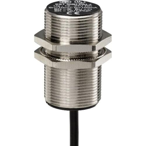 XS530BLNAL2 Inductive sensor XS5 M30 - L62mm - brass - Sn10mm - 12..48VDC - cable 2m