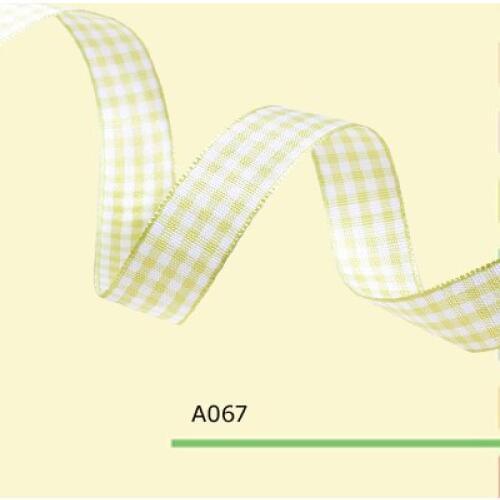5/8" Inch 15mm checks ribbons