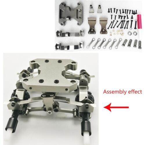 1 Set Upgrade Part Metal Base Balance Board for DIY Modified Model Kit RC Car for WPL B16 B36 6WD Military Car Spare Parts