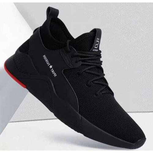 2021 summer breathable mens shoes tide Korean low-top single shoes one generation mens sports and leisure running shoes
