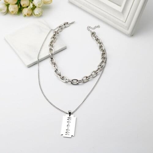 Punk HipHop Rock Metal Link Chains And Necklaces By Order Of The Peaky Blinders Vintage Mens Chain Accessories For Women Gothic