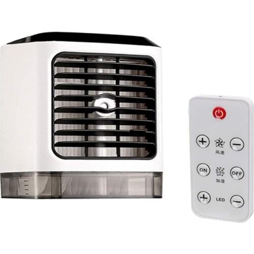 Portable Air Cooler, Portable Air Conditioner With Wireless Remote Control, 3 Speed Water Tank Humidifier Water Cooler