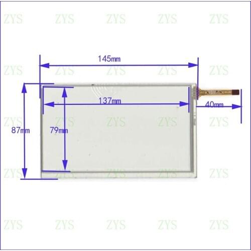 ZhiYuSun Touch Screen XWT1385 145mm*87mm 6inch glass for industry applications 145*87 for GPS