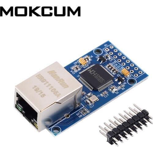 DC 3.3V 5V CH9121 Ethernet Network Module UART to RJ45 Converter TCP/IP 100M 802.3