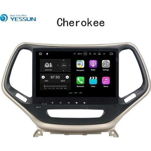 YESSUN Car Navigation GPS Android For Jeep Cherokee 2016~2017 Audio Video HD Touch Screen Stereo Multimedia Player No CD DVD