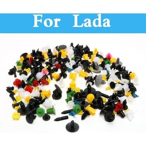 200pcs Car Plastic Cable Mount Clamp Clips Auto Wire Tie For Lada 1111 Oka 2105 2106 2107 2109 2110 2112 2113 2114 2115