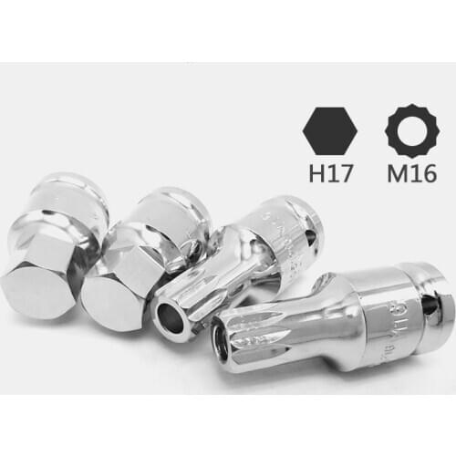 1/2"(12.5mm) Drive Oil Pan Drain Plug Screw Socket Wrench Head Hex 12 Tooth Universal Allen Head for Auto Repair Tools