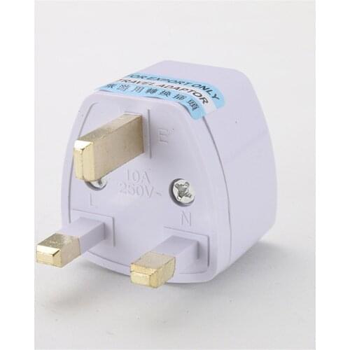 1000pcs/lot US EU AU UK Plug Adapter Universal AC Travel Power Adapter Converter Electrical Outlets