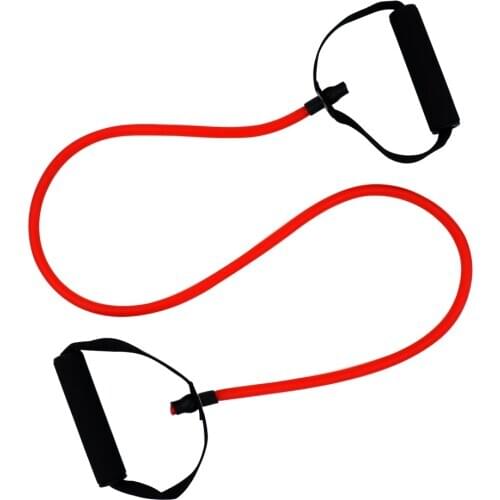 120cm TPR Resistance Band Tube Gym Home Strength Training For Yoga Pilates Shoulder Arm Leg Exercise Fitness