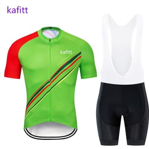 2020-kafitt Mens Cycling Jersey Short-sleeved Summer Suit Triathlon Sports Running Shirt 9DGEL PRO Quick-drying Fabric Men Full
