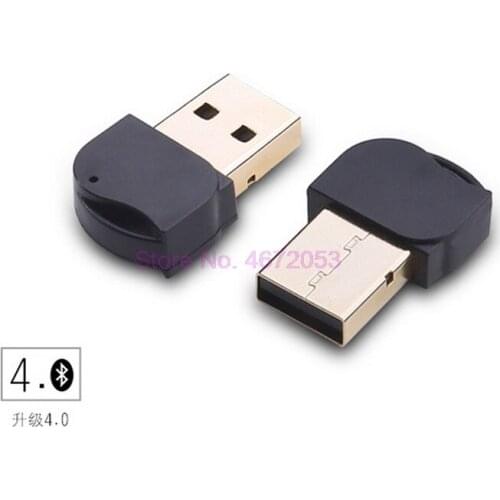 50pcs Drive Free Wireless Bluetooth4.0 Adapter Dual Mode Bluetooth USB Dongle Mini Bluetooth Computer Receiver Adapte For PC