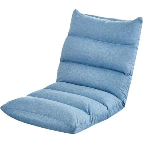 A+Lazy sofa Japanese-style tatami single folding small sofa bedroom balcony bay window cushion net red bed chair