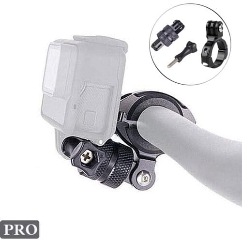 Aluminum Bike Cycling Rotation Holder Handlebar Mount for GoPro Hero 9 8 7 6 5 4 Yi 4K EKEN DJI OSMO Action Camera Accessories